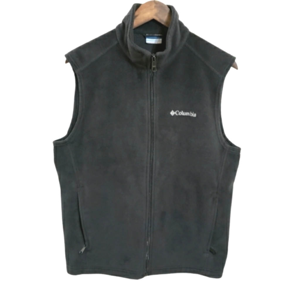 Columbia Cathedral Peak Front Zip Fleece Vest Men's Size Medium